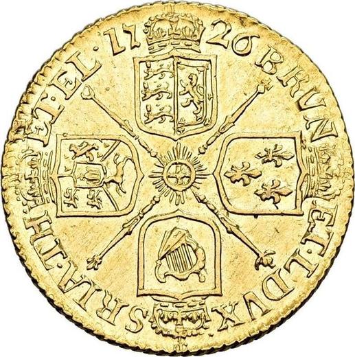 Реверс монеты - 1/2 гинеи 1726 года "Второй тип" - цена золотой монеты - Великобритания, Георг I
