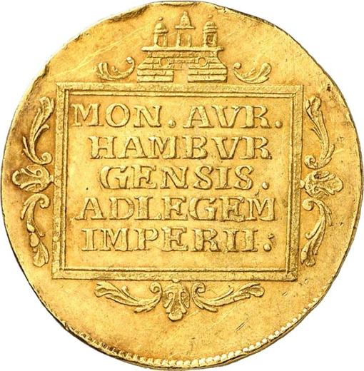 Реверс монеты - 2 дуката 1803 года - цена  монеты - Гамбург, Вольный город