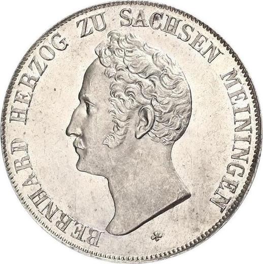 Obverse Gulden 1838 - Silver Coin Value - Saxe-Meiningen, Bernhard II
