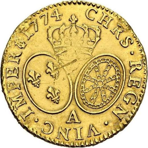 Reverse Louis d'Or 1774 A "Type 1774-1785" - Gold Coin Value - France, Louis XVI