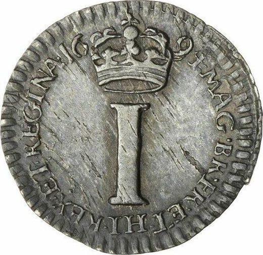 Reverse Penny 1694 - Silver Coin Value - United Kingdom, William III and Mary II