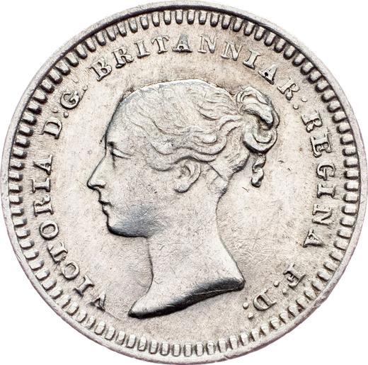 Obverse 1 1/2 Pence 1842 - Silver Coin Value - United Kingdom, Victoria