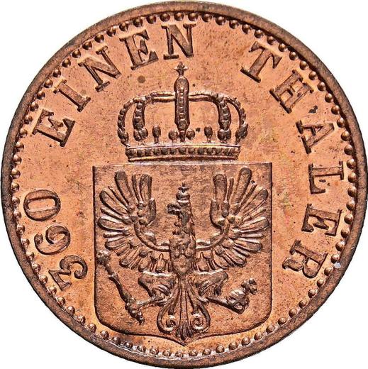 Avers 1 Pfennig 1867 C - Münze Wert - Preußen, Wilhelm I