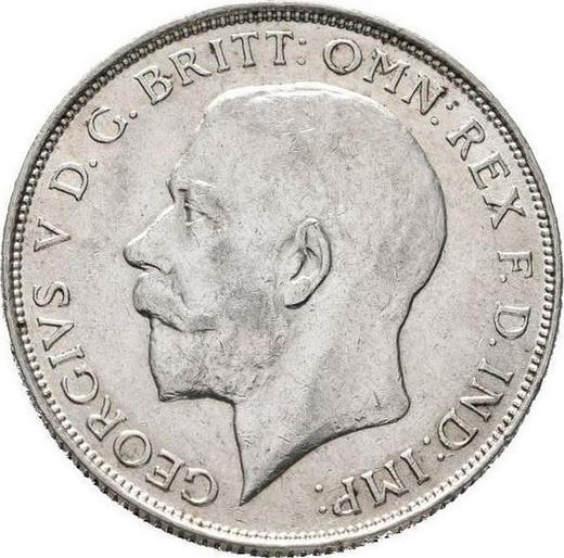 Avers 2 Schilling (Florin) 1923 - Silbermünze Wert - Großbritannien, Georg V