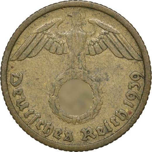Reverse 10 Reichspfennig 1939 E "Type 1936-1939" -  Coin Value - Germany, Third Reich