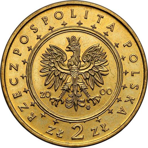 Obverse 2 Zlote 2000 MW AN "Wilanow Palace" -  Coin Value - Poland, III Republic after denomination