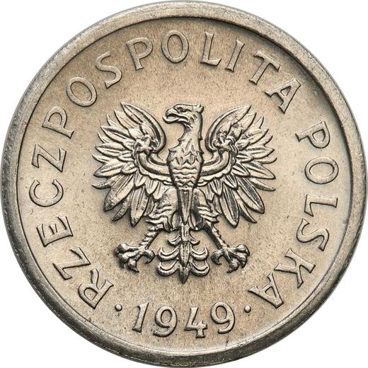 Obverse Pattern 10 Groszy 1949 Nickel -  Coin Value - Poland, Peoples Republic