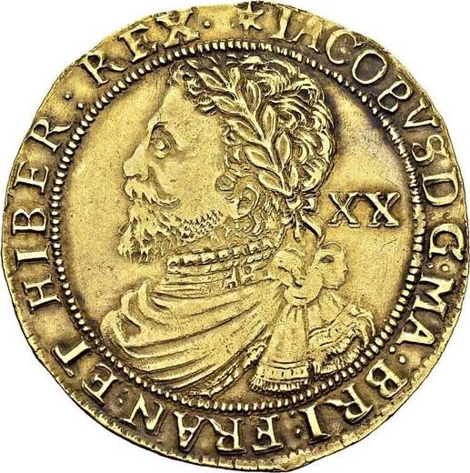 Obverse Laurel no date (1619-1625) "First bust" - Gold Coin Value - United Kingdom, James I