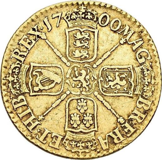 Реверс монеты - 1 гинея 1700 года "Второй тип" - цена золотой монеты - Великобритания, Вильгельм III