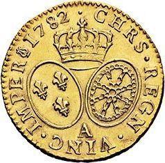 Reverse Louis d'Or 1782 A - Gold Coin Value - France, Louis XVI