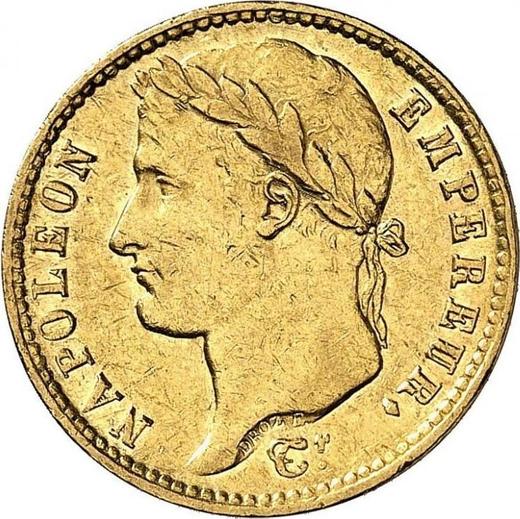 Obverse 20 Francs 1811 K "Type 1809-1815" - Gold Coin Value - France, Napoleon I