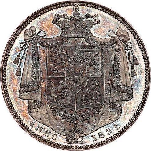 Reverse Halfcrown 1831 WW Plain edge - Silver Coin Value - United Kingdom, William IV