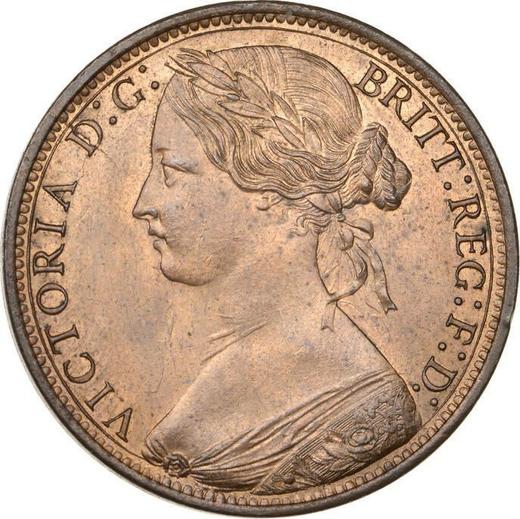 Obverse Penny 1868 "Type 1860-1894" -  Coin Value - United Kingdom, Victoria