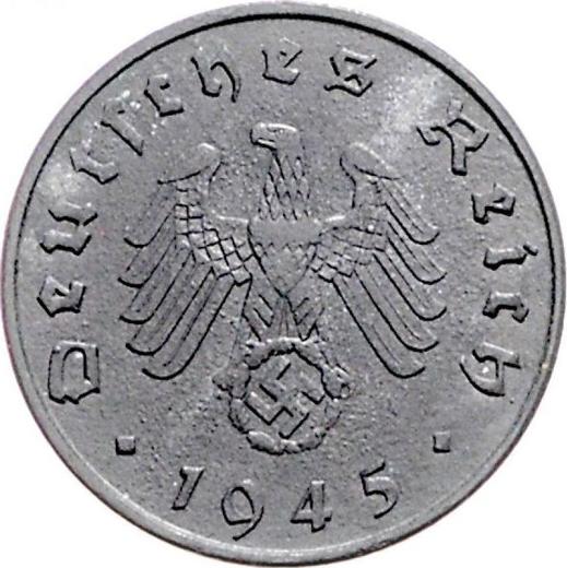 Reverse 10 Reichspfennig 1945 E "Type 1940-1945" -  Coin Value - Germany, Third Reich