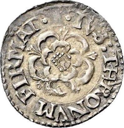 Reverse Penny no date (1625-1642) "Rose" Without outline - Silver Coin Value - United Kingdom, Charles I