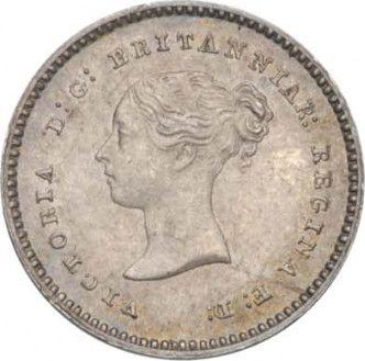 Anverso 2 peniques 1849 - valor de la moneda de plata - Gran Bretaña, Victoria