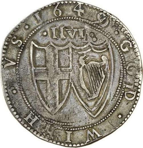 Reverse Halfcrown 1649 - Silver Coin Value - United Kingdom, Commonwealth
