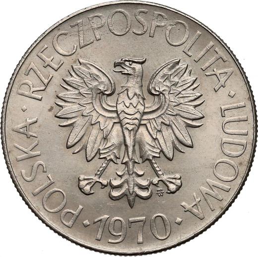 Avers Probe 10 Zlotych 1970 MW "Tadeusz Kościuszko" Kupfernickel - Münze Wert - Polen, Volksrepublik Polen