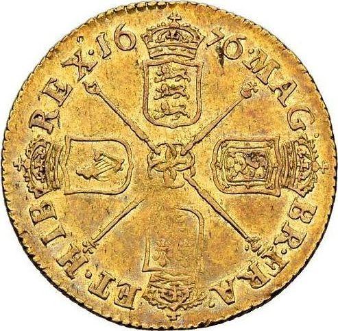 Reverse Half Guinea 1676 "Second laureate bust" Elephant and castle - Gold Coin Value - United Kingdom, Charles II