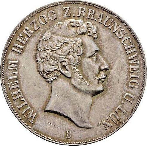 Obverse 2 Thaler 1852 B - Silver Coin Value - Brunswick-Wolfenbüttel, William