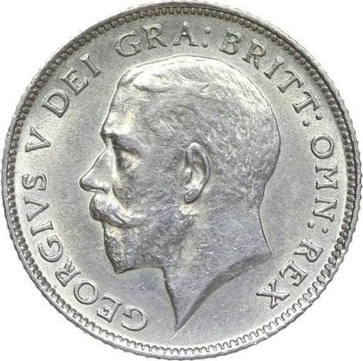 Obverse Sixpence 1914 - Silver Coin Value - United Kingdom, George V