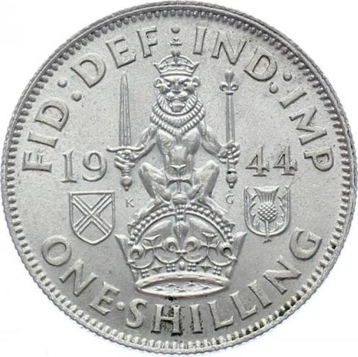 Reverse Shilling 1944 "Type 1937-1946" - Silver Coin Value - United Kingdom, George VI