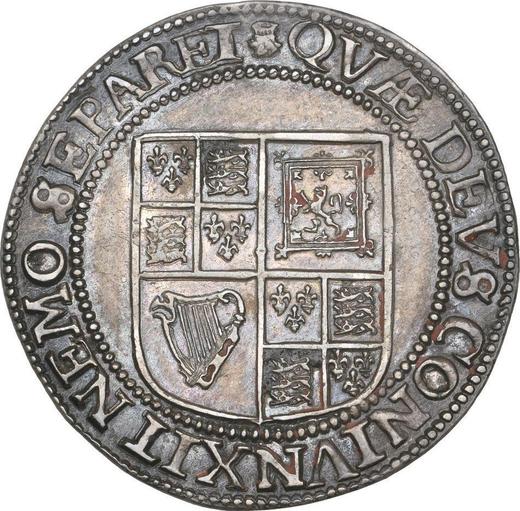 Reverso 1 chelín Sin fecha (1619-1625) "Sexto busto" - valor de la moneda de plata - Gran Bretaña, Jacobo I