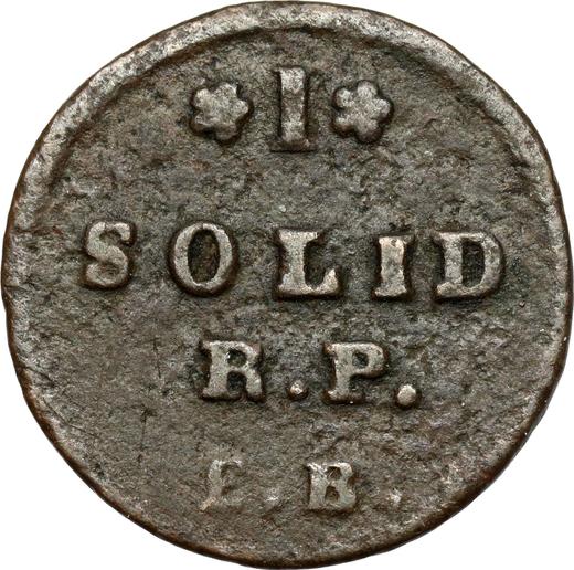 Reverse Schilling (Szelag) 1776 EB "Crown" -  Coin Value - Poland, Stanislaus II Augustus