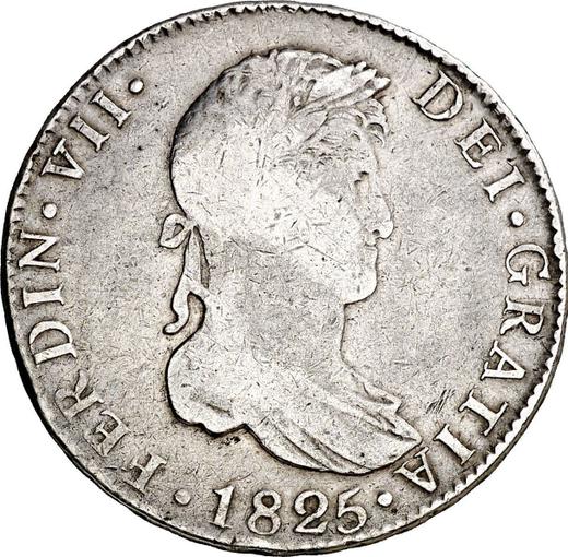 Anverso 4 reales 1825 S JB - valor de la moneda de plata - España, Fernando VII