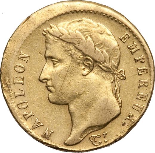 Obverse 20 Francs 1809-1815 - Gold Coin Value - France, Napoleon I