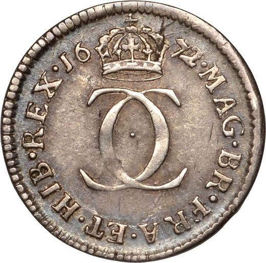 Reverso 2 peniques 1672 - valor de la moneda de plata - Gran Bretaña, Carlos II