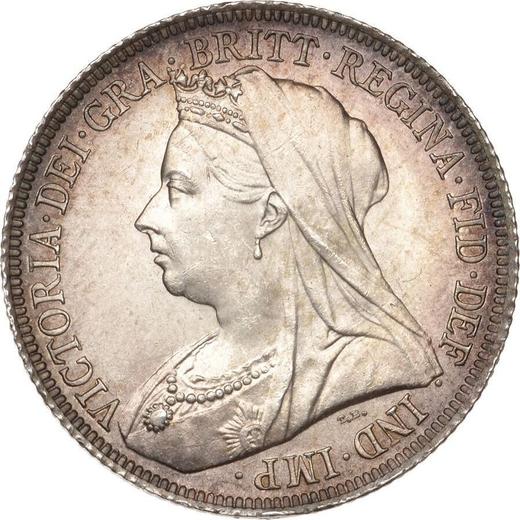 Avers 1 Schilling 1901 TB - Silbermünze Wert - Großbritannien, Victoria