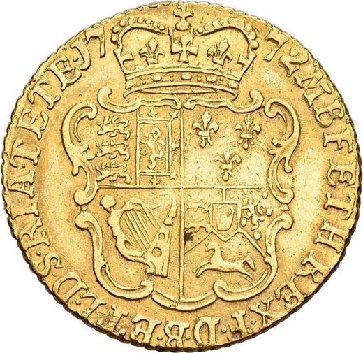 Reverse Half Guinea 1772 "Second laureate bust" - Gold Coin Value - United Kingdom, George III