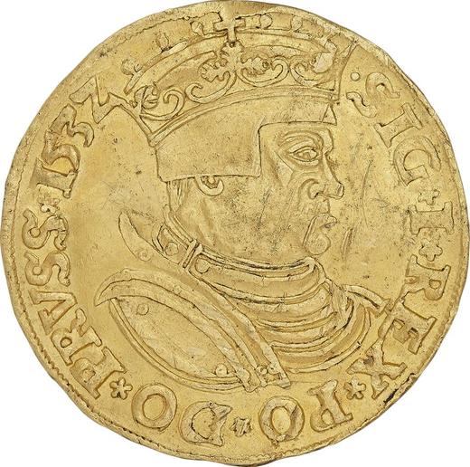 Obverse Ducat 1532 CS - Gold Coin Value - Poland, Sigismund I the Old