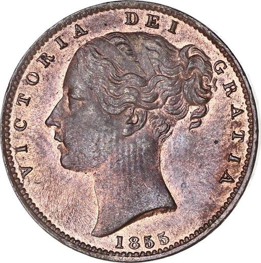 Obverse Farthing 1855 WW -  Coin Value - United Kingdom, Victoria