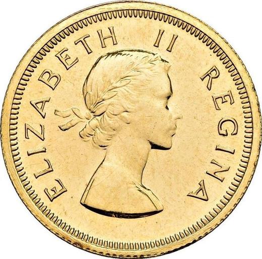 Obverse Pound 1959 - Gold Coin Value - RSA, Elizabeth II