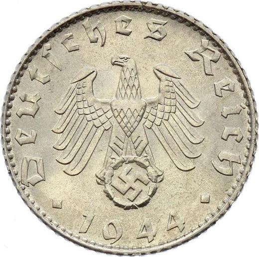 Reverse 50 Reichspfennig 1944 B "Type 1939-1944" -  Coin Value - Germany, Third Reich