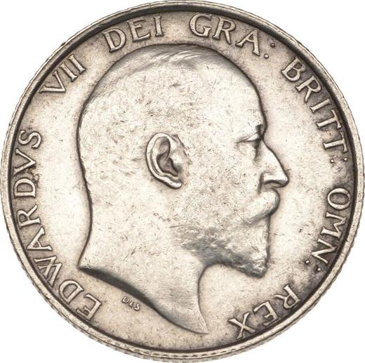 Avers 1 Schilling 1908 - Silbermünze Wert - Großbritannien, Eduard VII