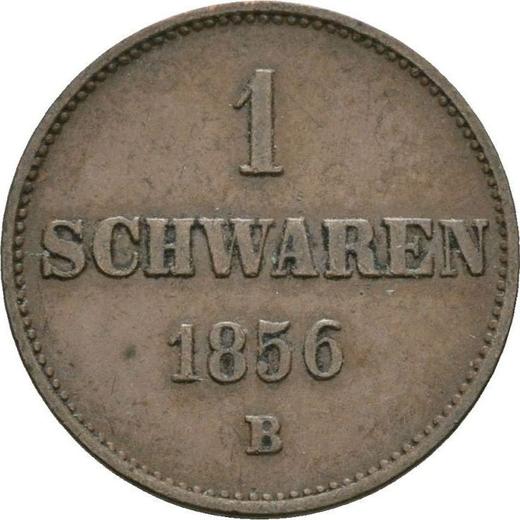 Reverse 1 Schwaren 1856 B -  Coin Value - Oldenburg, Nikolaus Frederick Peter