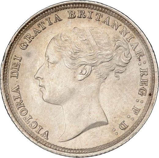 Obverse Sixpence 1884 - Silver Coin Value - United Kingdom, Victoria