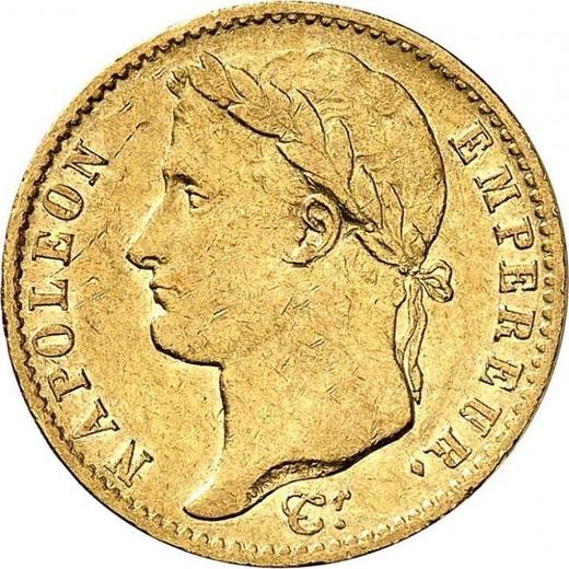 Obverse 20 Francs 1815 W - Gold Coin Value - France, Napoleon I