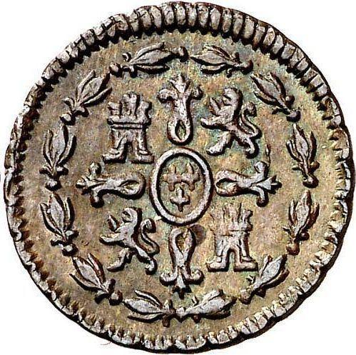 Reverse 1 Maravedí 1802 -  Coin Value - Spain, Charles IV