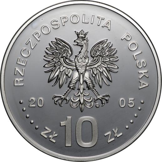 Avers 10 Zlotych 2005 MW ET "Stanislaw II August Poniatowski" Halbfigur - Silbermünze Wert - Polen, III Republik Polen nach Stückelung