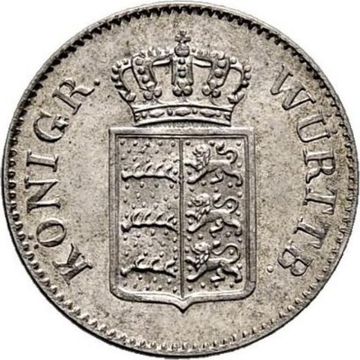 Obverse 3 Kreuzer 1842 "Type 1842-1856" - Silver Coin Value - Württemberg, William I