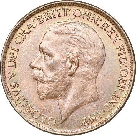 Obverse Penny 1927 "Type 1911-1936" -  Coin Value - United Kingdom, George V