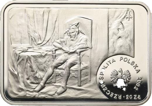 Avers 20 Zlotych 2002 MW ET "Jan Matejko" - Silbermünze Wert - Polen, III Republik Polen nach Stückelung