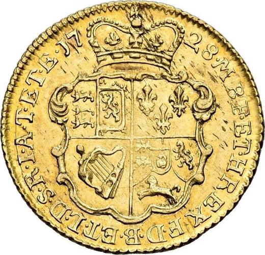 Reverse Half Guinea 1728 "Young Head" - Gold Coin Value - United Kingdom, George II