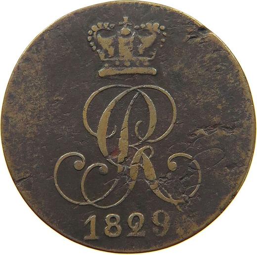 Obverse 2 Pfennig 1829 C - Coin Value - Hanover, George IV