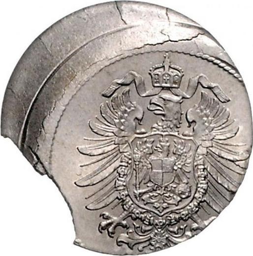 Reverse 10 Pfennig 1873-1889 "Type 1873-1889" Off-center strike - Coin Value - Germany, German Empire