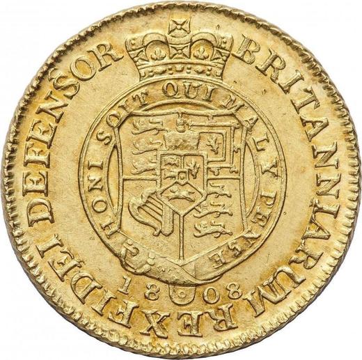 Reverse Half Guinea 1808 "Garter" - Gold Coin Value - United Kingdom, George III